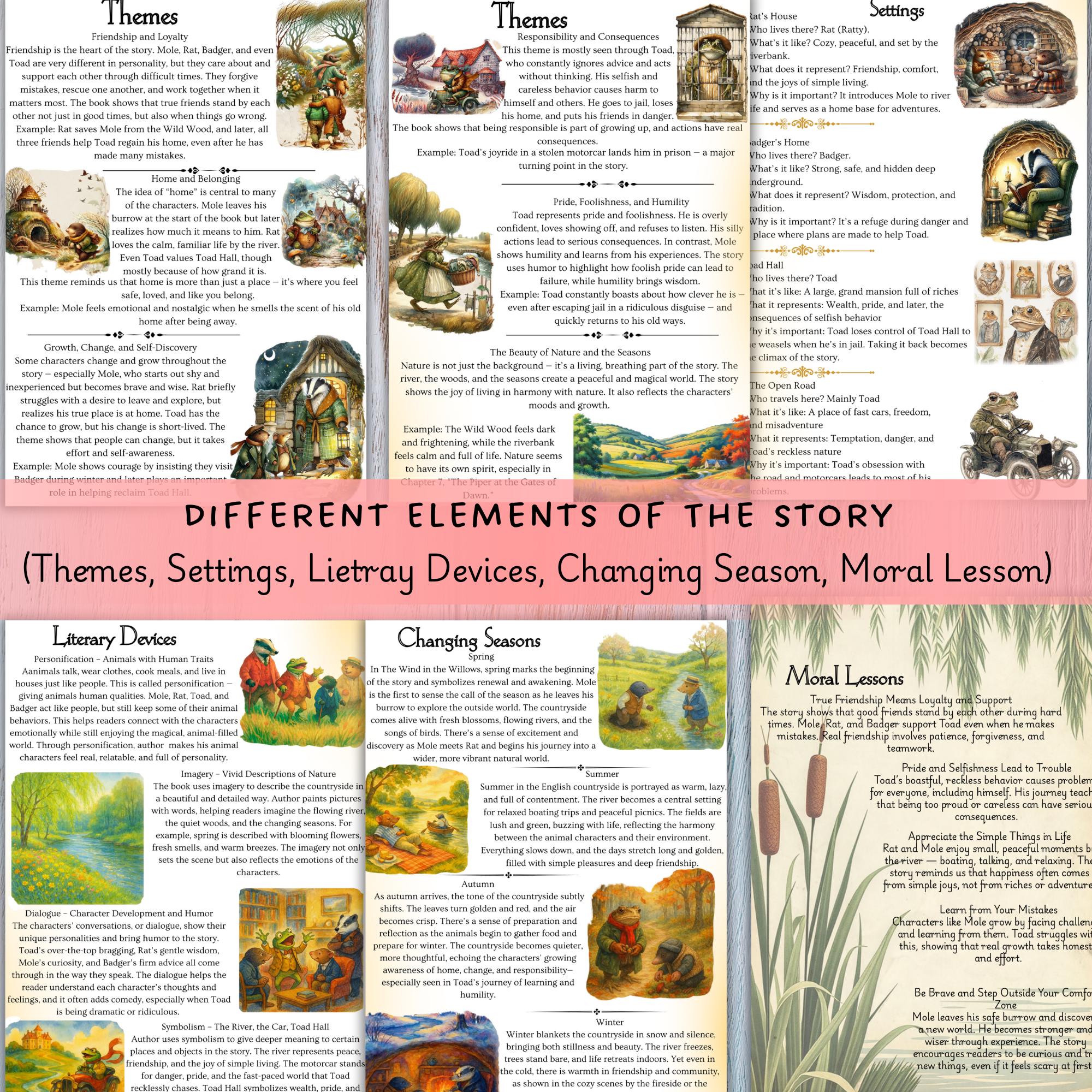 Wind in the Willows Novel Companion, Literature Study, Wind in the ...