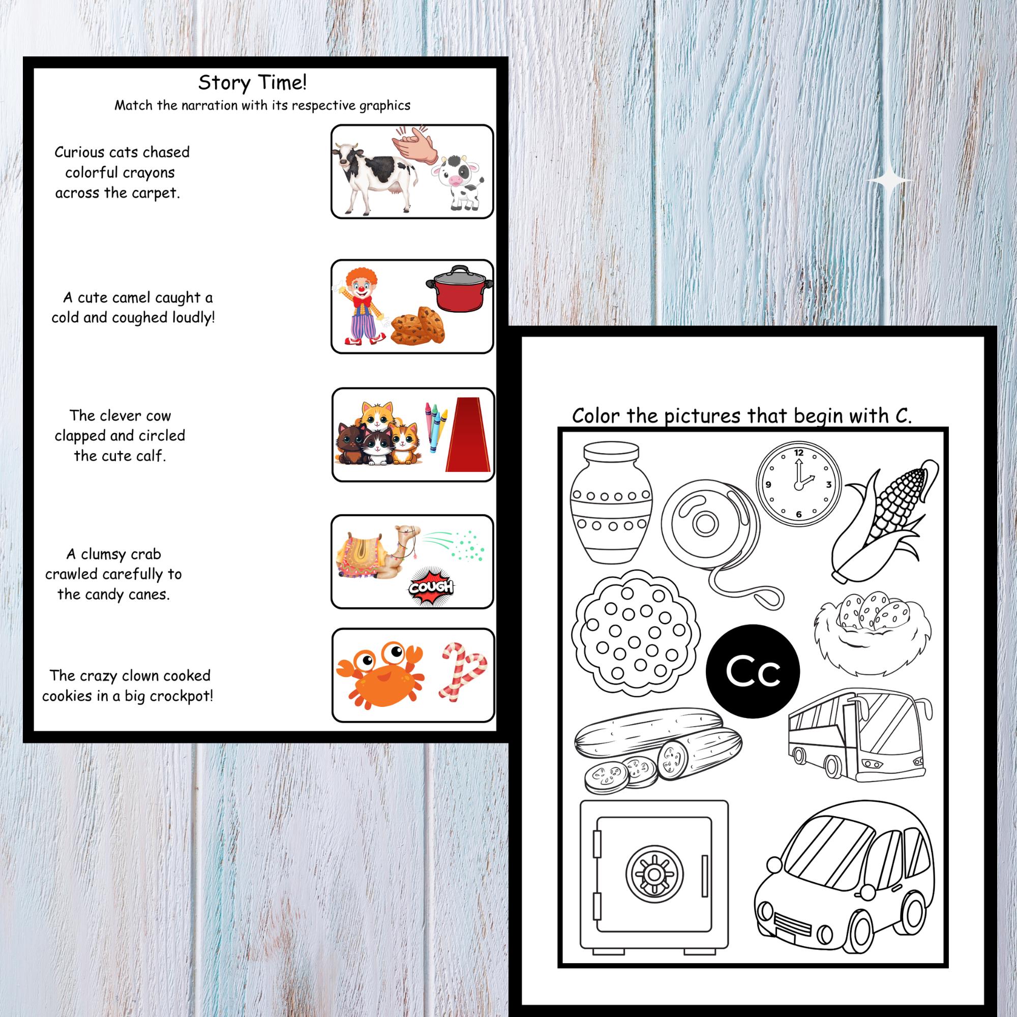 Letter of the Week Worksheets, Phonics Worksheets, Alphabet Binder ...