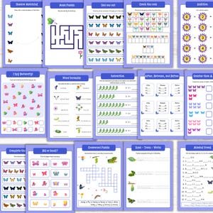 Schmetterlings-Einheitsstudie, Motten-Einheit, Mini-Tier-Einheit, Schmetterlings-Montessori-Puzzle, Luna-Motte, Schmetterlingsaktivitäten, Sommeraktivitäten, Bild 10