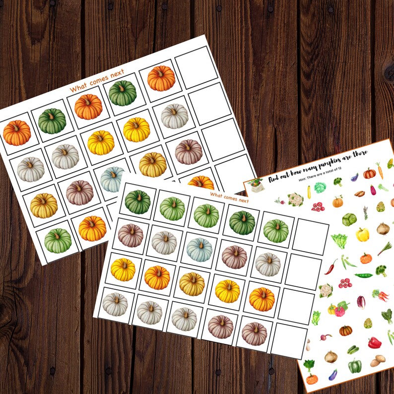 Pumpkin unit study printable, Pumpkin lifecycle, Parts of Pumpkin, Pumpkin 3 part cards, Pumpkin puzzle , Fall activity, Halloween activity image 8