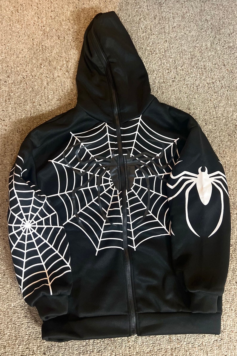 Y2k Red Spiderweb Zip up Jacket women's Jacket Men Etsy