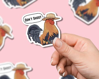 Arc Raiders Scrappy Rooster Sticker, Video Game Sticker, Gaming Gifts
