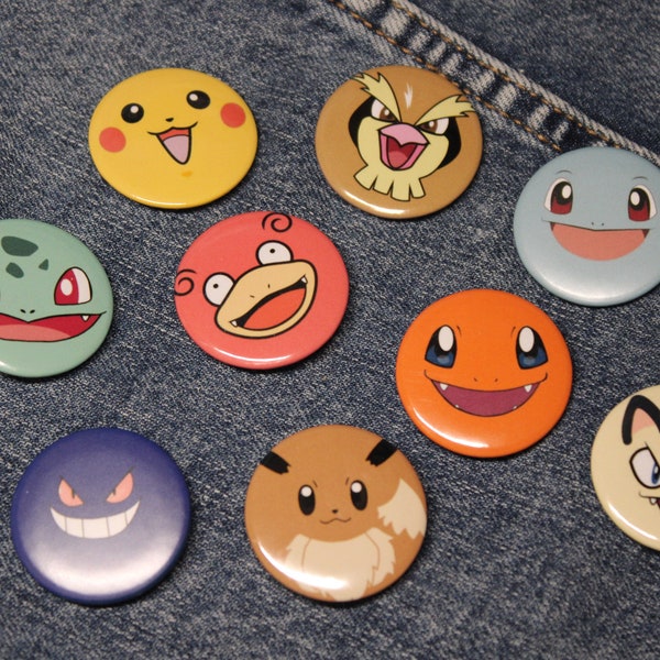 Poke Pin Pattern Parit Pokemons Pins - Etsy