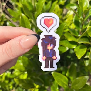 Sebastian Sticker, Stardew Valley Sticker, Gamer Sticker, Cozy Gaming Sticker, Gamer Gifts, Cozy Gamer Sticker, Gifts for Gamers, Nintendo
