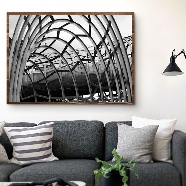 Printable landscape Photography, Abstract Art Architecture Building B&W , Photography Home Wall Decor , Easy Digital Print download!