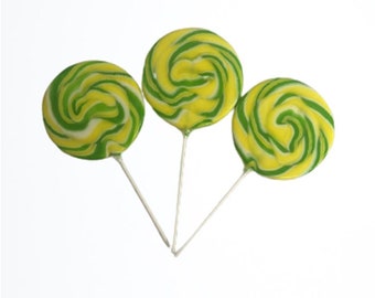 Delicious Prosecco Flavour Swirl Lollipops