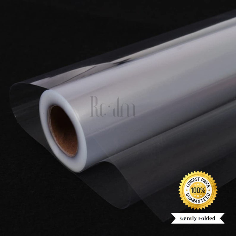 Clear See Through Cellophane Wrapping Gift Paper Wedding Birthday Hampers Wrap image 1