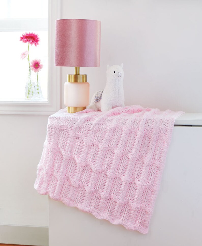 Feather & Fan Baby Blanket Pattern Etsy