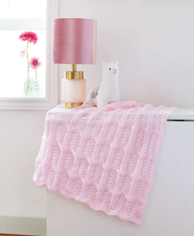 Feather & Fan Baby Blanket Pattern Etsy