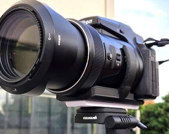 Nikon P1000/P1100 snabbkopplingsplatta med dubbel platta