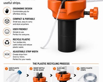 Bottle Slicer Pro: PET Plastic Bottle Recycling Tool