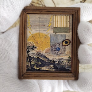 Miniature s【Geological Series】 handmade vintage photo frames, miniature photo frames, miniature art, miniature photo frames