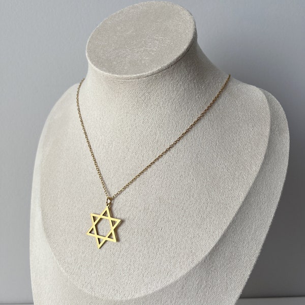 Star of David Necklace, Jewish Necklace, Judaica, Star of David Pendant, Star of David Jewelry