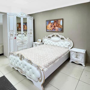 DXF file Bedroom set + Door DXF Files for milling on a CNC machine.