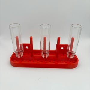 Hanna Cuvette vial drying rack holds 5 test tubes