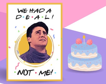 Buy Joey Birthday Card Online In India - Etsy India Buy Joey Birthday Card Online In India - Etsy India