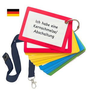 Kommunikationskarten aus Kunststoff für ADHS en Autismus,Communikationshilfe für Besondere Bedürfnisse für non-verbale Erwachsene en Kinder