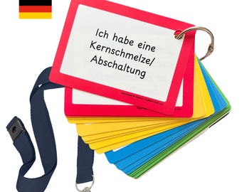 Kunststoff-Kommunikationskarten für ADHS Autismus, Kommunikationshilfe für besondere Bedürfnisse,nonverbale Erwachsene und Kinder