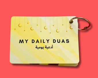 Daily Dua Islamic Flash Cards - Muslim Children's Gift, Prayer & Quran Learning Cards - Educational & Inspirational 10 thumbnail image