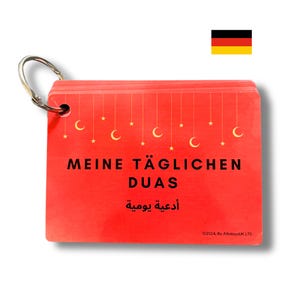 Tägliche Dua-Karten, Islamische Lernkarten, Geschenk für muslimische Kinder, Dua-Karten, Koran, Dua-Buch, Ramadan-Geschenk