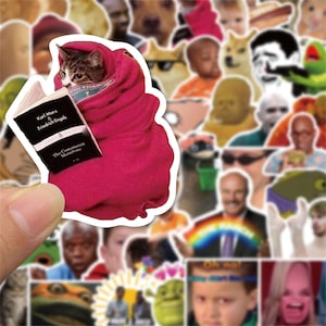 100Pcs Funny TV Emojis Stickers,Decorative Stickers,Waterproof Laptop Stickers,TV Sticker for Kids Toys Gifts