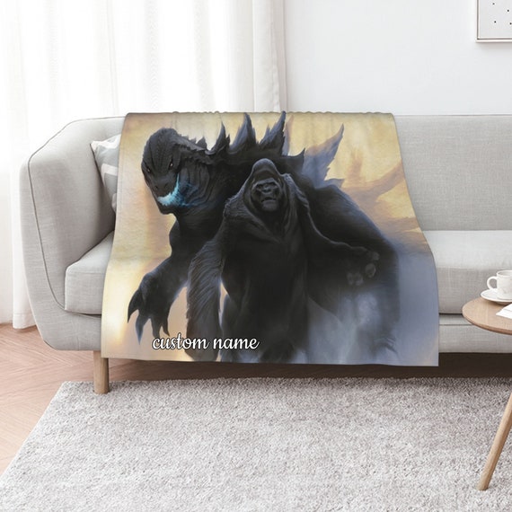 Custom Name King Kong Blanket Soft Gift Blanket Home Decoration
