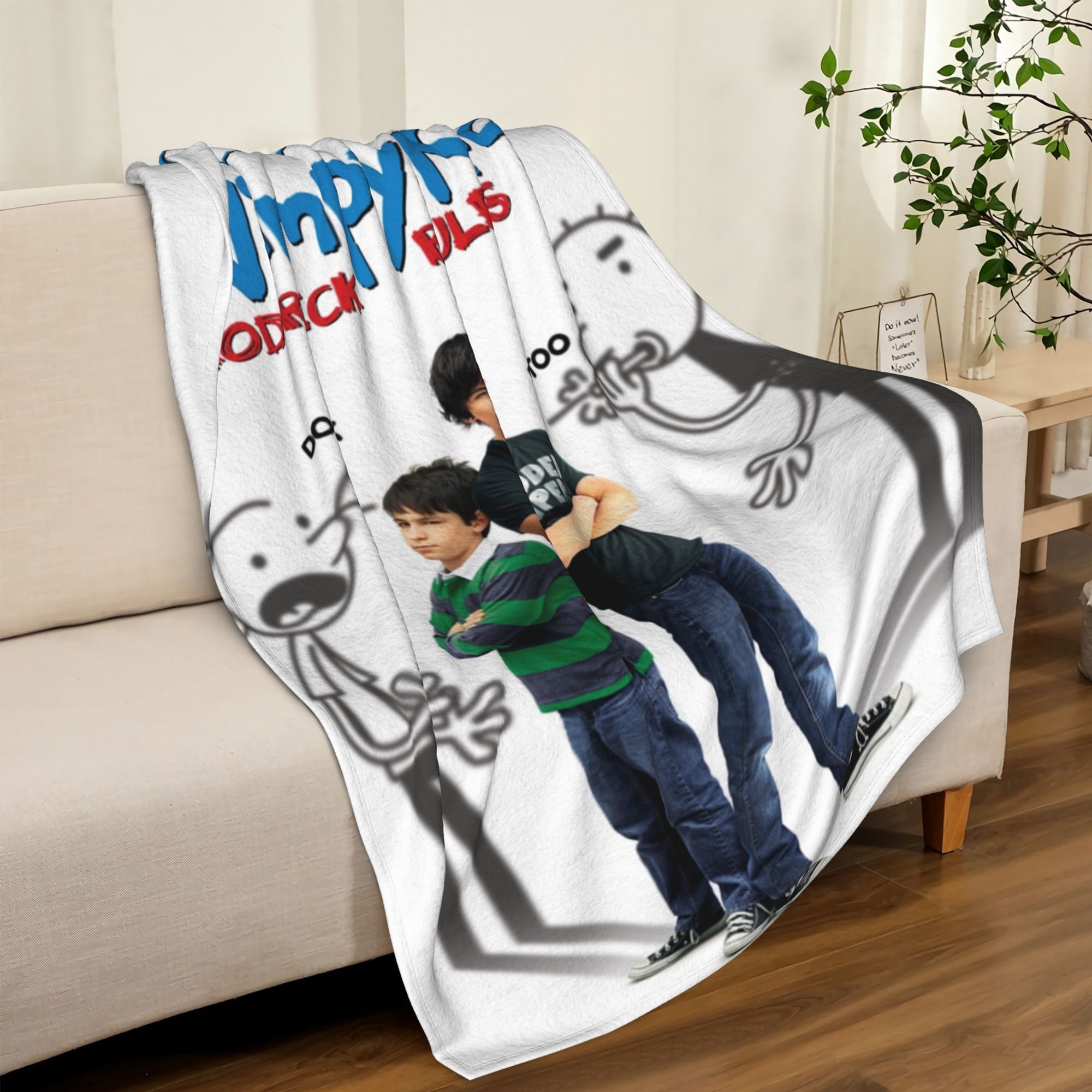 Custom Name Diary of A Wimpy Kid Blanket Soft Gift Blanket Etsy