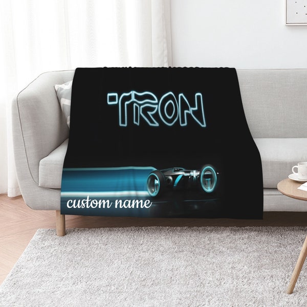 Custom Name Tron Legacy Blanket Soft Gift Blanket Home Decoration Sofa Blanket Bedding Living Room