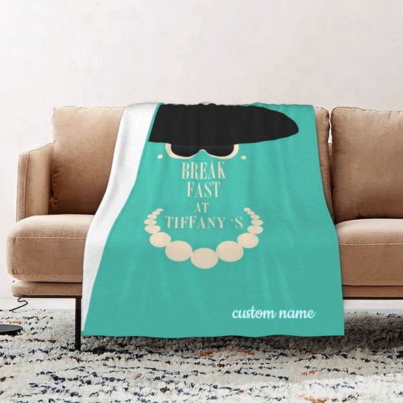Custom Name Breakfast at Tiffany s Blanket Soft Gift Blanket Home