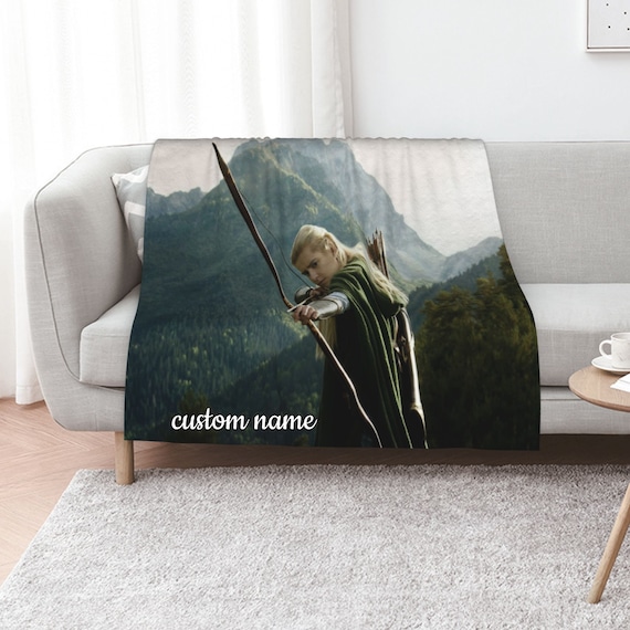 Custom Name the Lord of the Rings Blanket Soft Gift Blanket Home Decoration  Sofa Blanket Bedding Living Room 