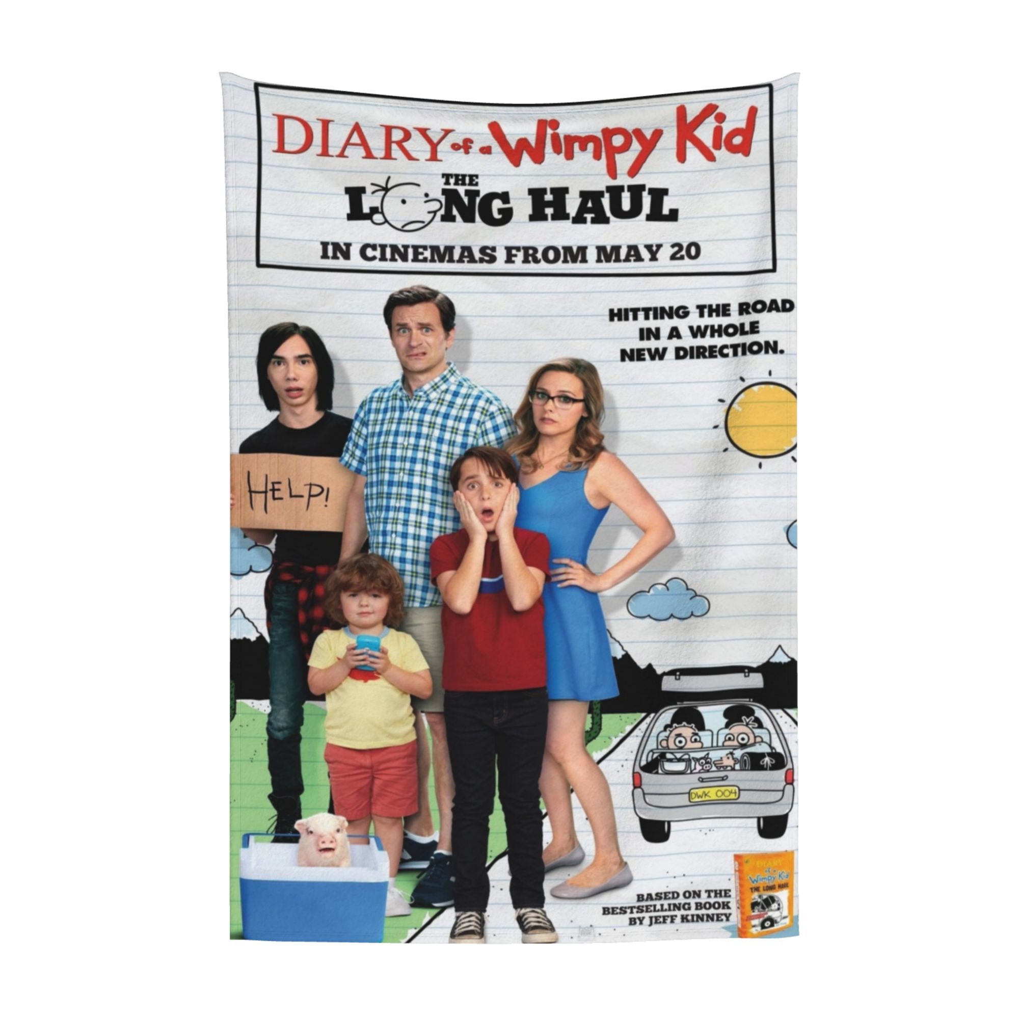 Custom Name Diary of A Wimpy Kid Blanket Soft Gift Blanket Etsy