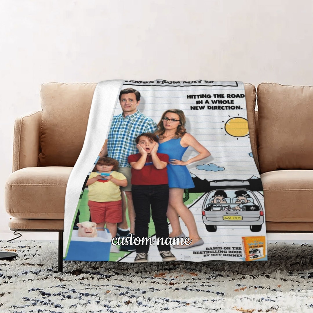 Custom Name Diary of A Wimpy Kid Blanket Soft Gift Blanket Etsy