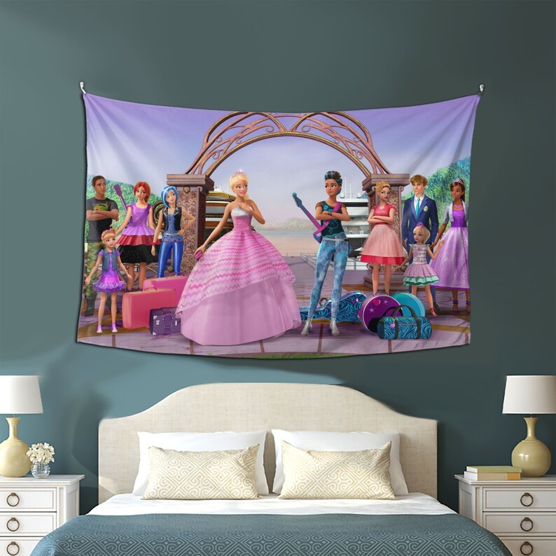 Barbie Tapestries Custom Backdrop Personalize Wedding Tapestry Etsy