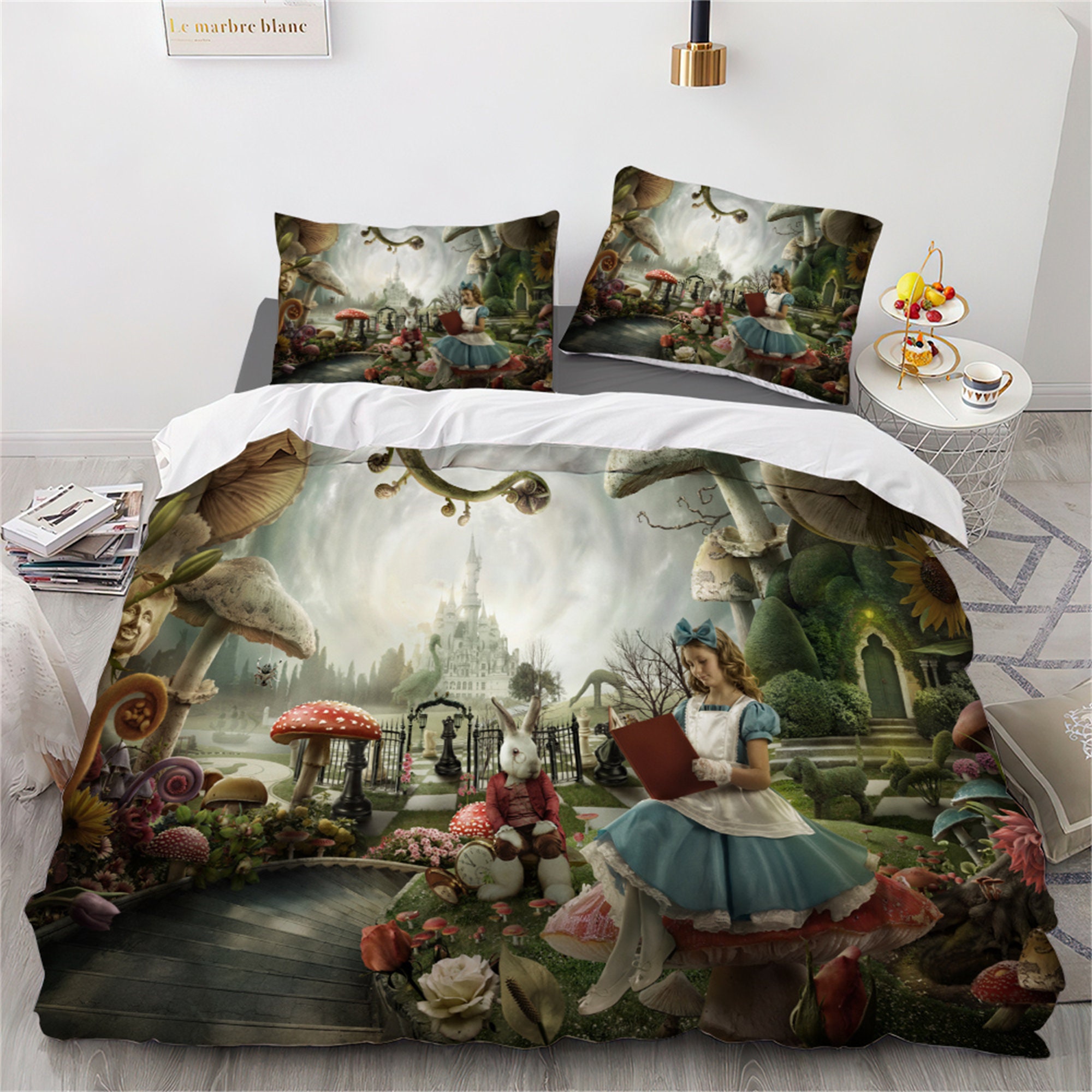Alice in wonderland bedding deals
