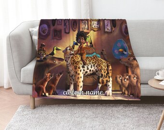 Nom personnalisé Encanto Blanket Soft Gift Blanket Home Decoration Sofa Blanket Bedding Living Room