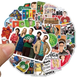 100Pcs The Big Bang Theory Stickers,Decorative Stickers,Waterproof Laptop Stickers,TV Play Sticker for Kids Toys Gifts