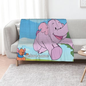 Custom Name Disney Lumpy Blanket Soft Gift Blanket Home Decoration Sofa Blanket Bedding Living Room