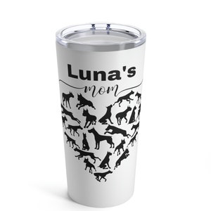 Personalized Great Dane Gifts, Gift for Great Dane Mom, Great Dane Travel Mug, Great Dane Mother&#39;s Day Tumbler, Dane Birthday Mug, Christmas