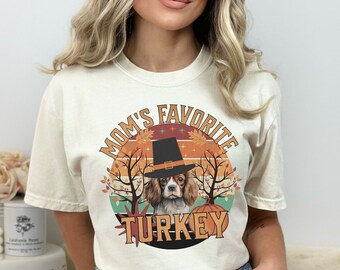 Cavie Shirt Fall Thanksgiving, Cavalier King Charles Spaniel Mom Gift, Cute Spaniel T-shirt, Dog Mom Gifts,Funny Cavie Tshirt,Cute Cavie Tee
