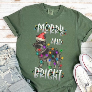 German Shepherd Shirt Christmas, Gift for Shepherd Mom, Cute GSD T Shirt, Shepherd Mama Tee, Funny GSD Tshirt,Shepherd Dad T-shirt,Xmas Dogs