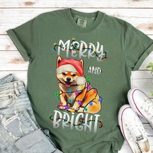 Shiba Inu Christmas Shirt,Shiba Mom Gifts,Funny Shiba T-shirt,Dog Mom Gift,Shiba Mama Tshirt,Funny Dog Dad Tee,Shiba Inu T Shirt,Shiba Gifts