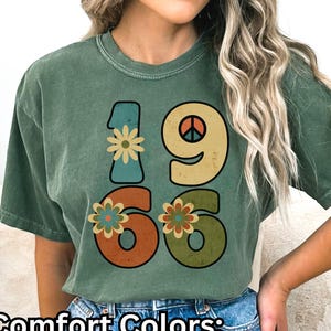 60th Birthday Shirt, Vintage 1966 T Shirt, Retro 60th Birthday Gift For Women, 60th Birthday Gift For Men, 60th Gifts for Her, 60th Tee