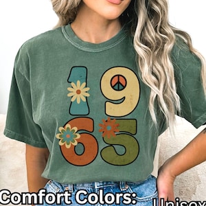 60th Birthday Shirt, Vintage 1965 Shirt, Retro 60th Birthday Gift For Women, 60th Birthday Gift For Men, 60th Gifts for Her, 60th T-Shirt