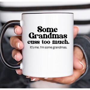Grandma Gifts, Funny Mother&#39;s Day Gifts for Grandma, Customized Grandma Coffee Mug, Pregnancy Announcemen, Grandma Birthday, Nana Christmas