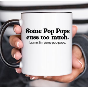 Pop Pop Gifts, Fathers Day Gift for Grandpa from Grandkids, Pop Pop Mug, Funny Grandpa Gift, Grandpa Coffee Mug, Grandpa Birthday, Christmas