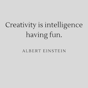 Albert Einstein citaat poster