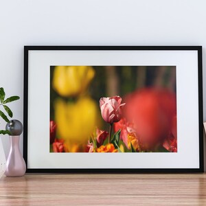 Nature Wall Art, Flowers Wall art, Tulips printable poster - DIGITAL ART