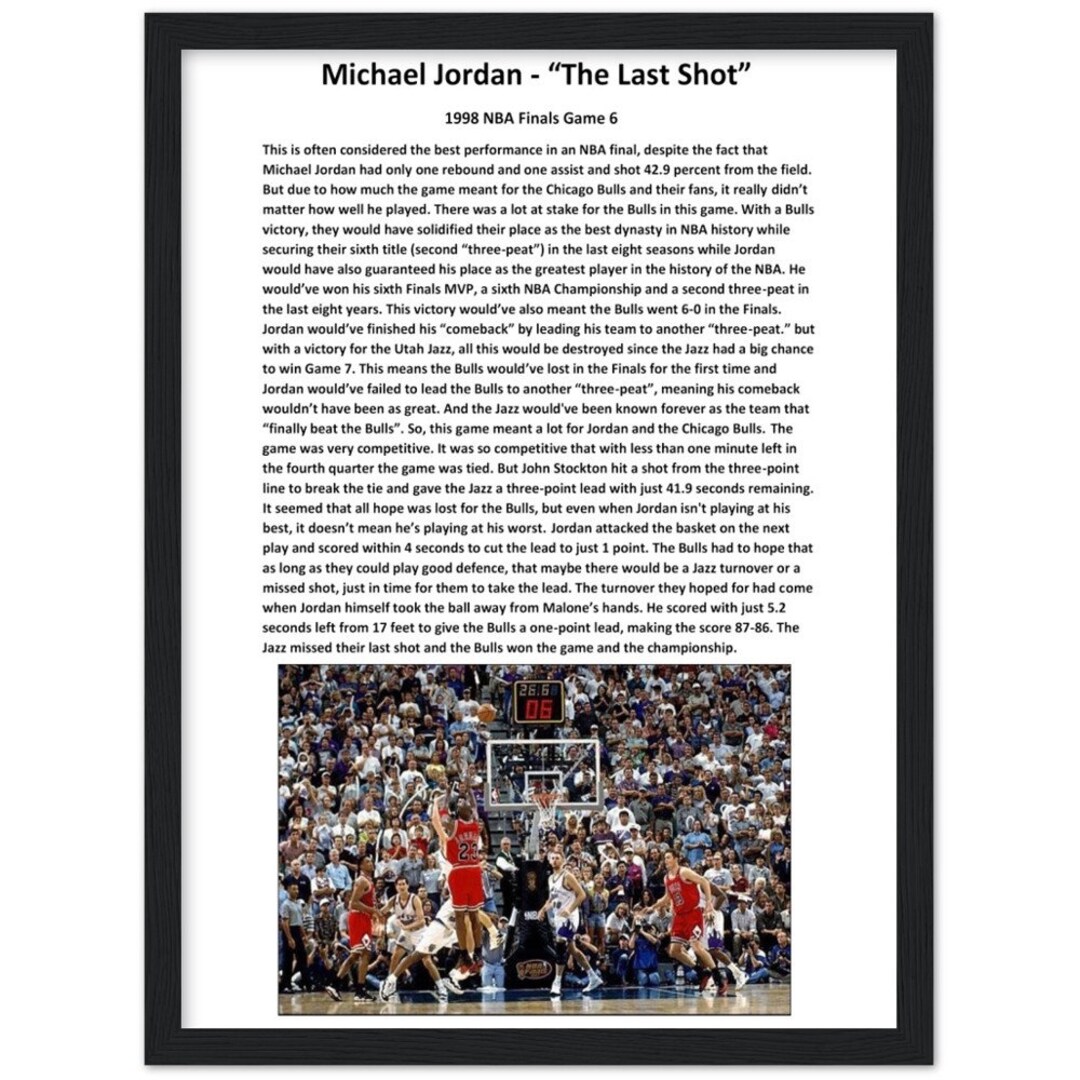 the final shot jordan