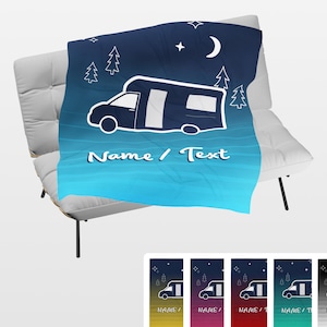 Blanket RV with Name / Personalized Gift Motorhome