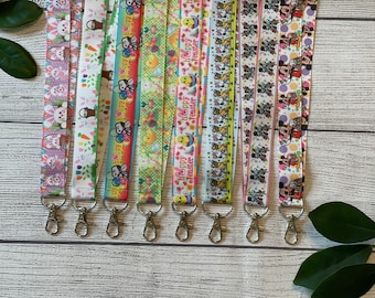 Easter Lanyard: Bunny, Chick, Mouse Badge Holder